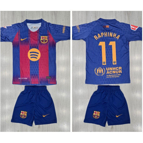 8380 Детски футболен комплект Barcelona RAPHINHA 11